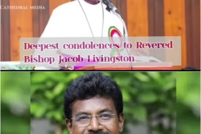 Hearty condolences to Bishop Jacob Livingston CSI Bishop of Erode & Salem